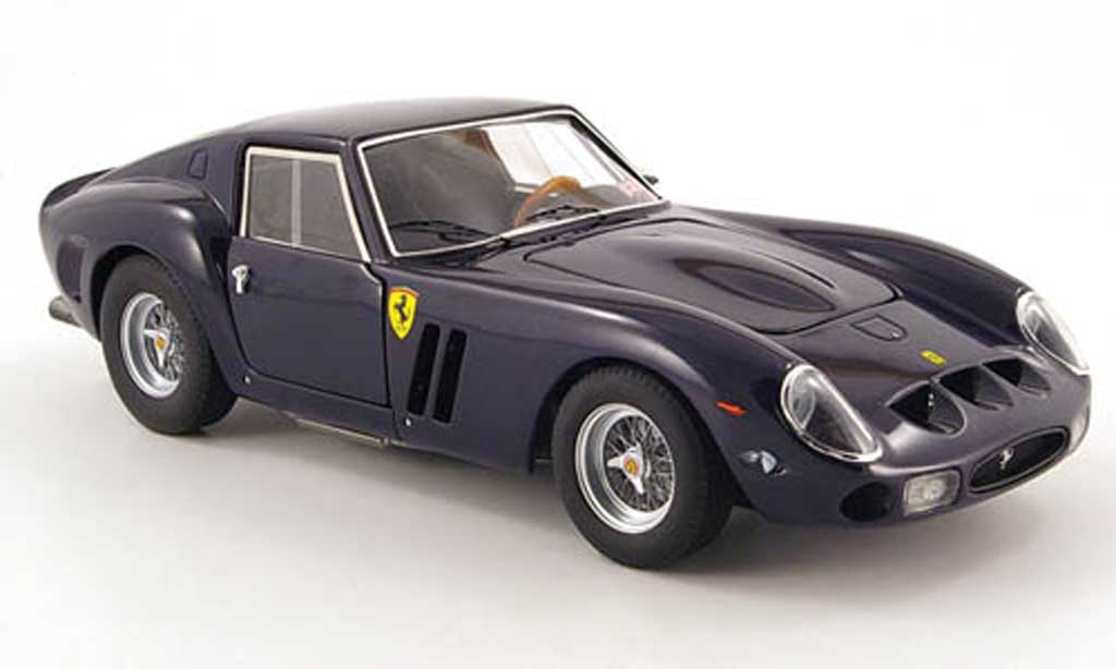 Ferrari 250 GTO 1/18 Hot Wheels Elite bleu vanilla sky diecast model cars