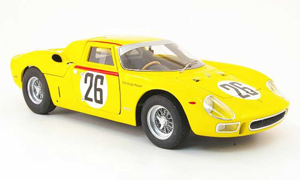 Diecast model cars Ferrari 250 LM 1965 1/18 Hot Wheels no.26 dumay