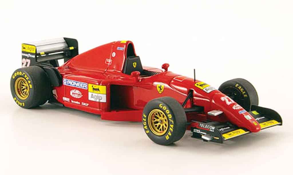 Ferrari 412 1/43 Hot Wheels Elite t2 no.27 j.alesi 1995 miniature