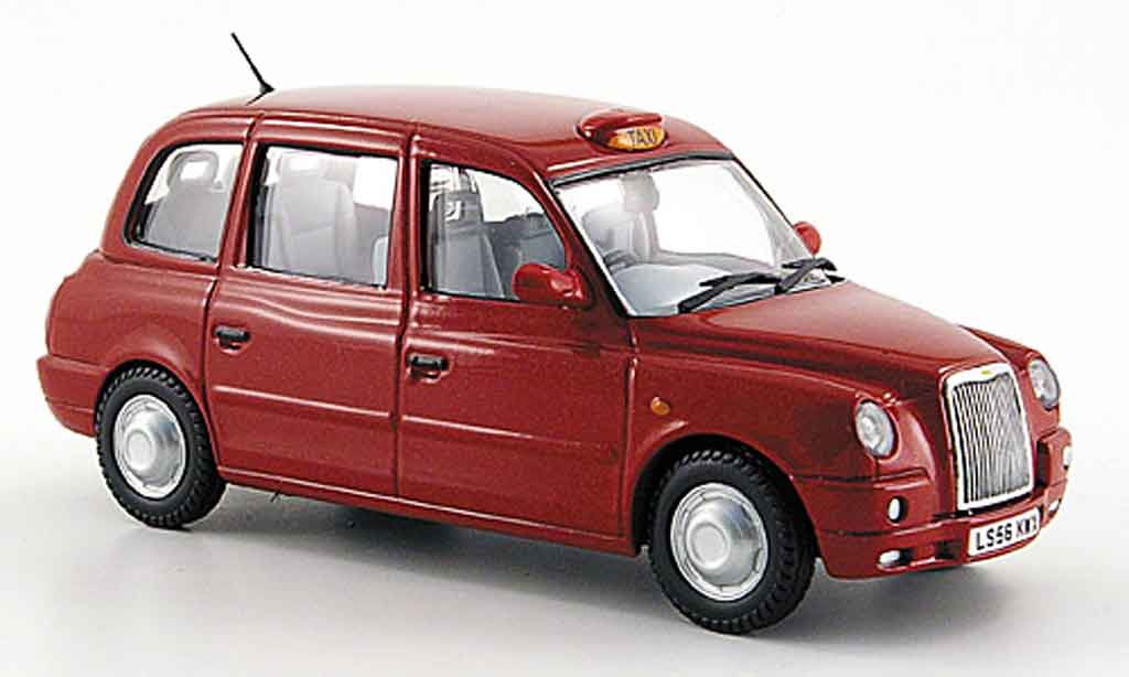Austin TX4 1/43 Oxford Taxi rouge miniature