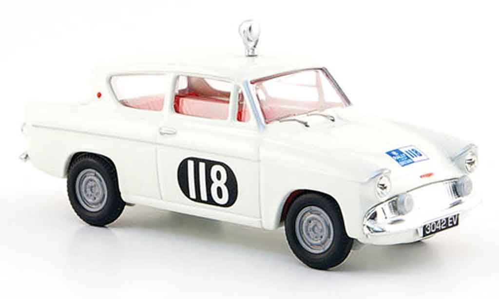 Ford Anglia 1/43 Vanguards 105 E No.118 Damencup Rallye England 1959 miniature