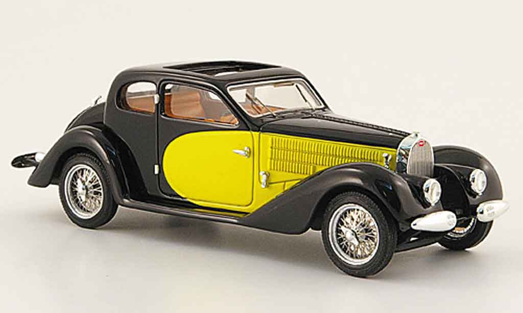 Bugatti 57 SC 1/43 Luxcar SC ventoux noire jaune 1938 miniature
