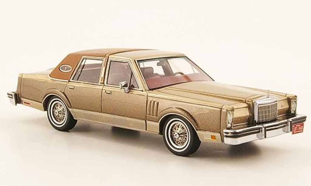 Lincoln Continental 1979 1/43 Neo 1979 MK VI Limousine grise or marron miniature