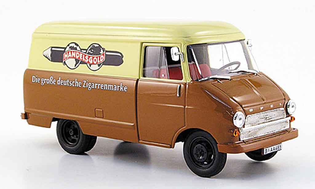 Opel Blitz 1/43 Starline kastenwagen a beige marron handelsor 1960