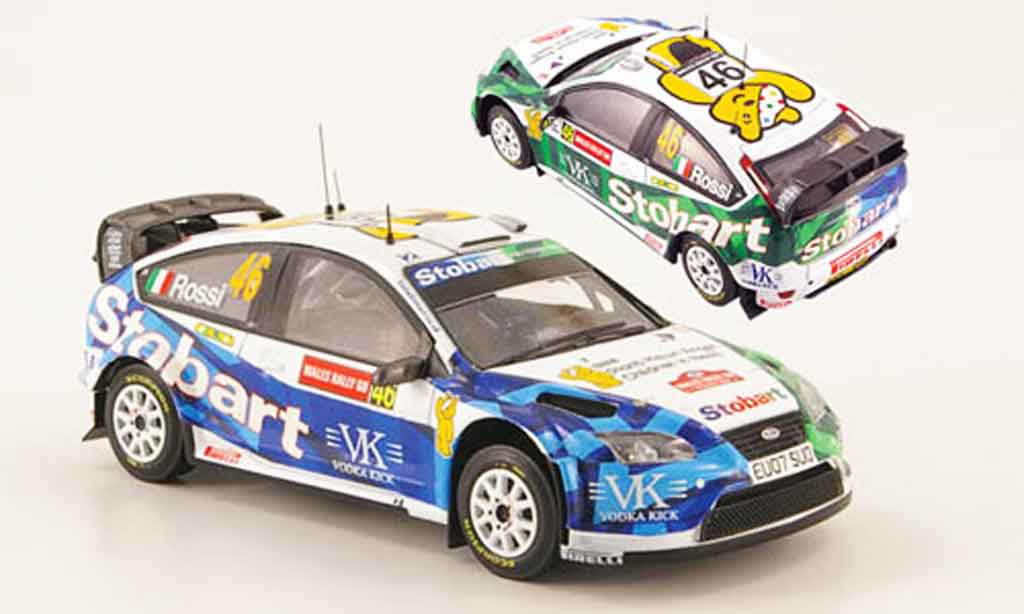 Ford Focus RS WRC 1/43 ixo RS WRC 07 No.46 Rally Wales 2008