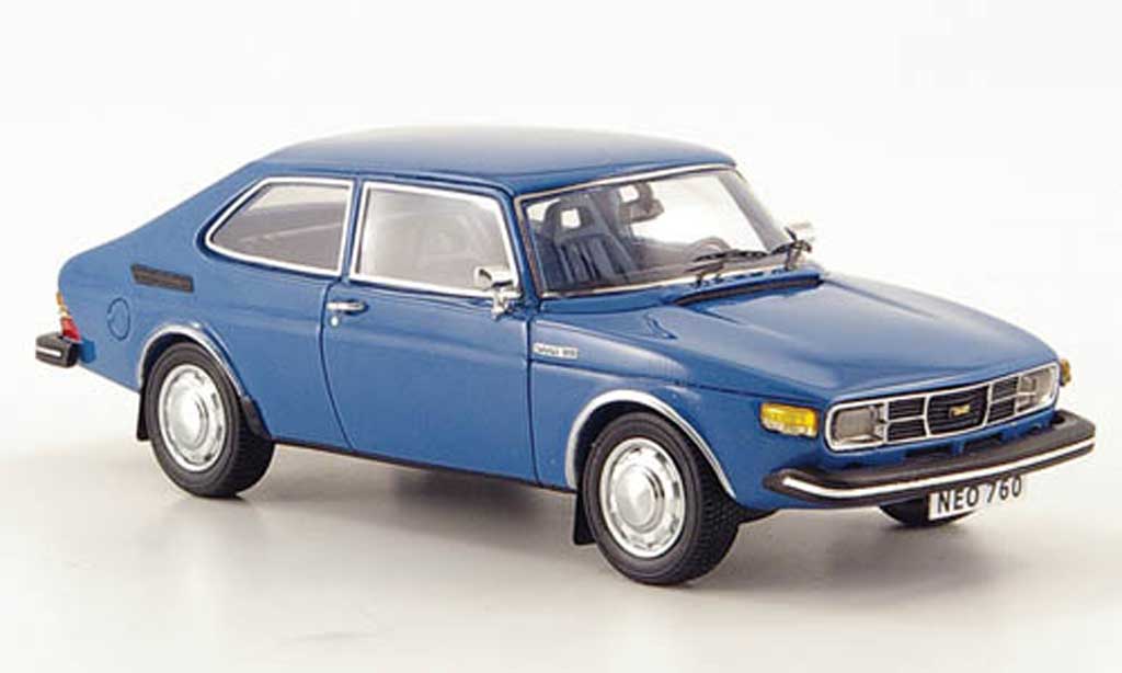 Saab 99 1/43 Neo combi Coupe bleu 1975 miniature