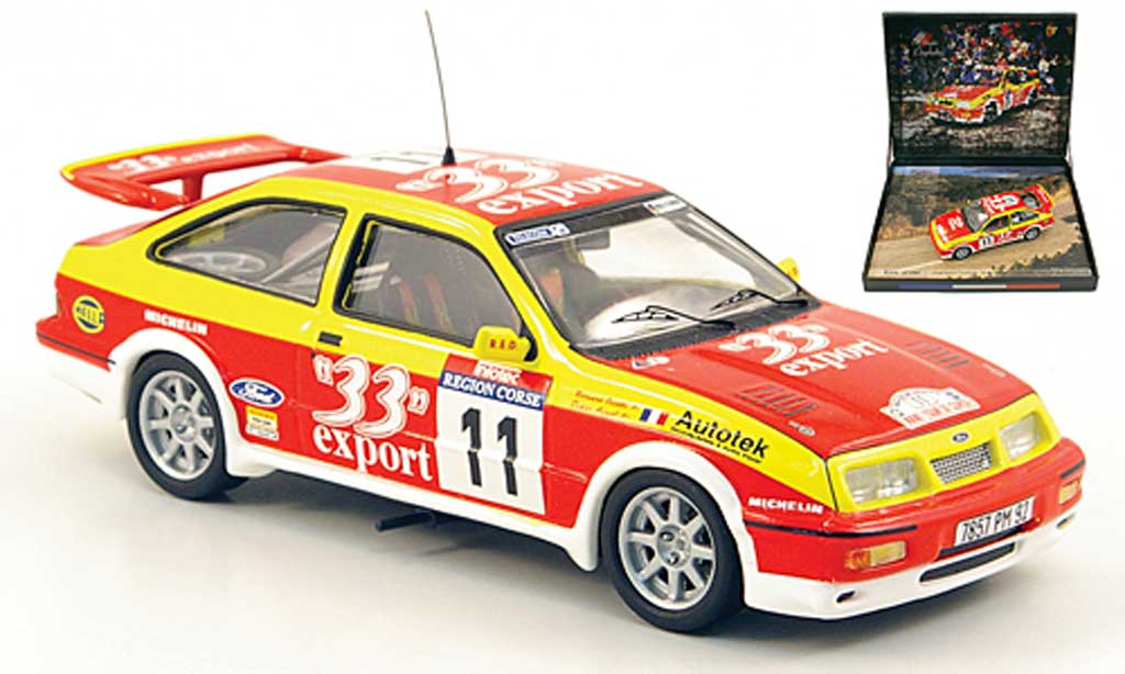 Ford Sierra Cosworth RS 1/43 Trofeu Cosworth RS No.11 Export Rally Korsika 1987 miniature