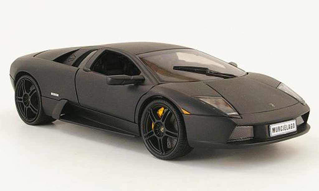 Lamborghini Murcielago 1/18 Welly black matt diecast model cars