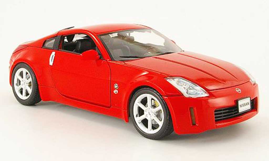 Nissan 350Z 1/18 Welly coupe rouge 2003 miniature