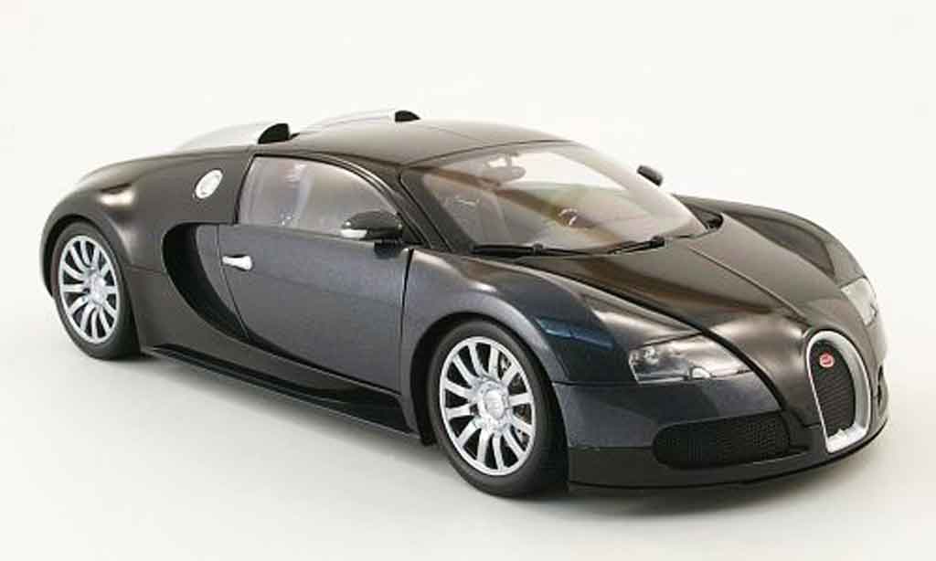 Bugatti Veyron 16.4 1/18 Minichamps 16.4 noire/grise 2009 miniature