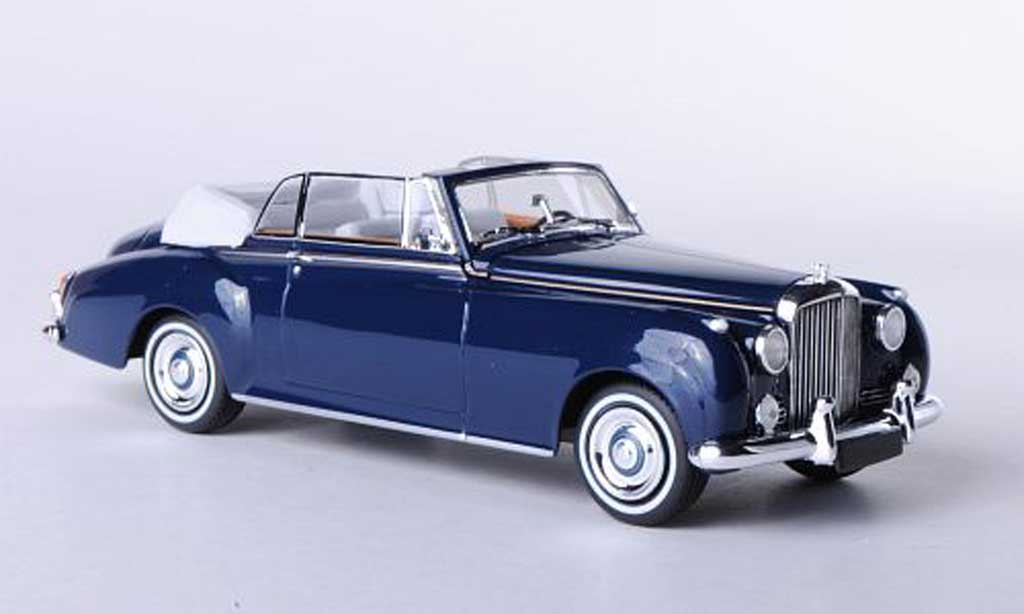 Bentley Continental S2 1/43 Minichamps S2 Cabriolet bleu 1960 miniature