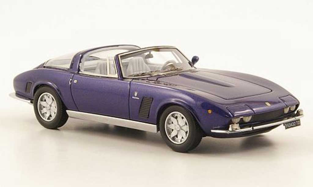 ISO Grifo 1/43 Neo Mk2 Targa bleu 1972 miniature