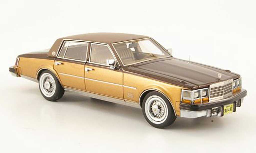 Cadillac Seville 1978 1/43 Neo 1978 Mk I Elegante marron/gold miniature