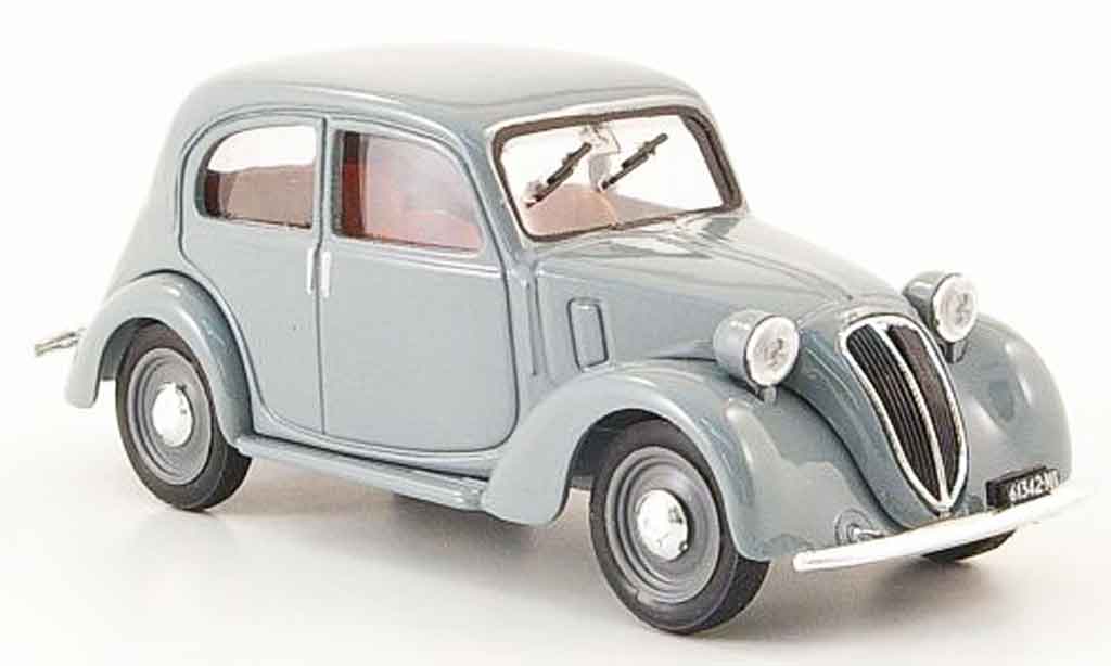 Fiat 1100 1937 1/43 Brumm 1937 (508 c.) Nuova Balilla grise miniature