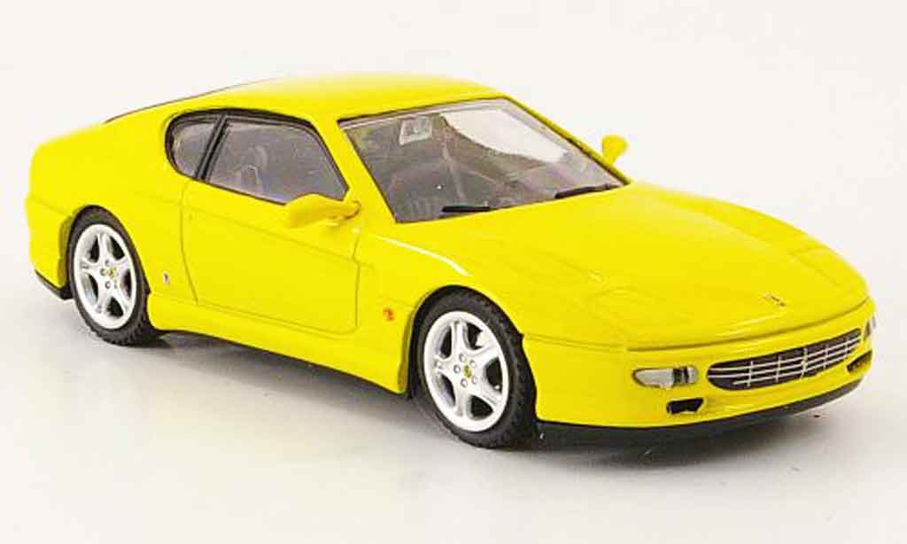 Ferrari 456 1/43 Bang gt yellow diecast model cars