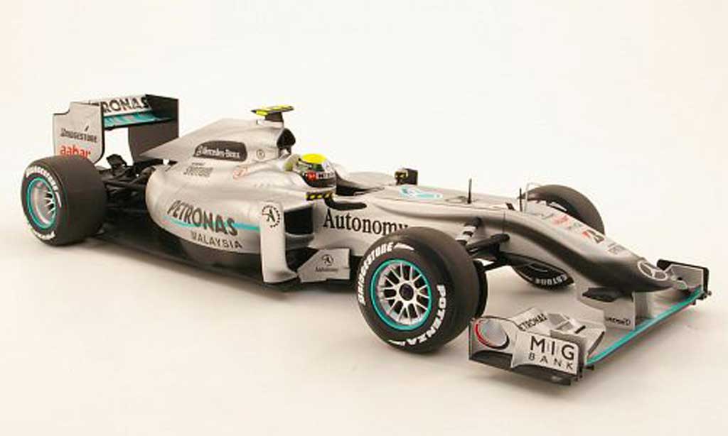 ミニカー【Mercedes GP 1/18 F1 Team MGP W01】 - おもちゃ