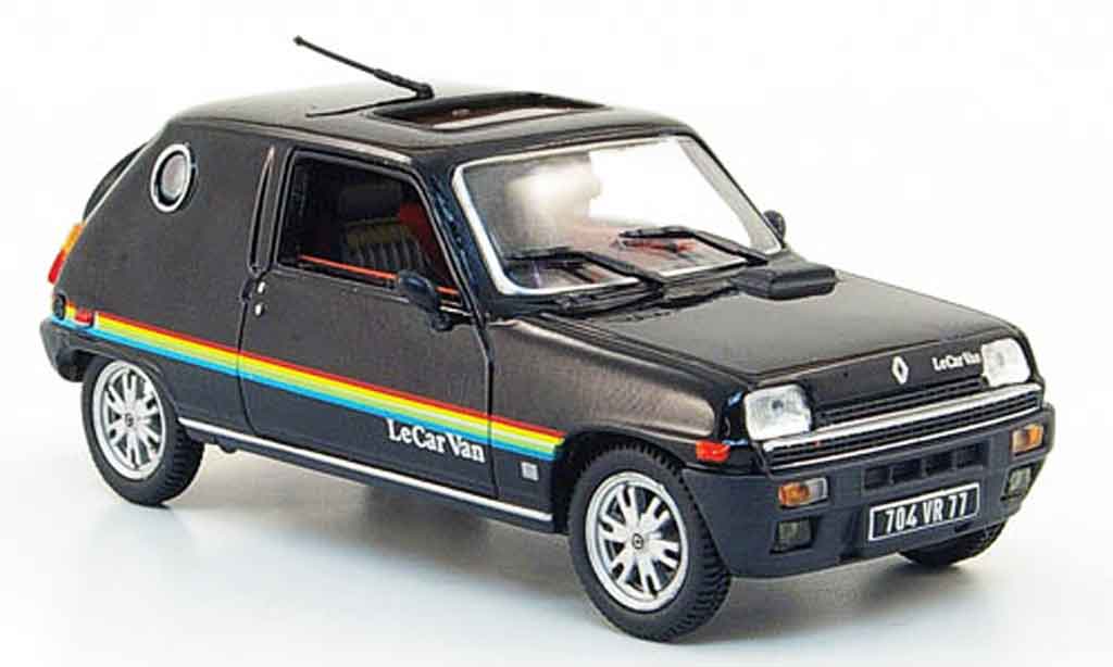 Renault 5 1/43 Nostalgie le car van noire 1979 miniature
