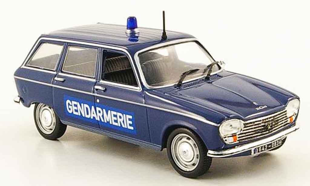 Peugeot 204 Break 1/43 Nostalgie Break gendarmerie 1969 miniature