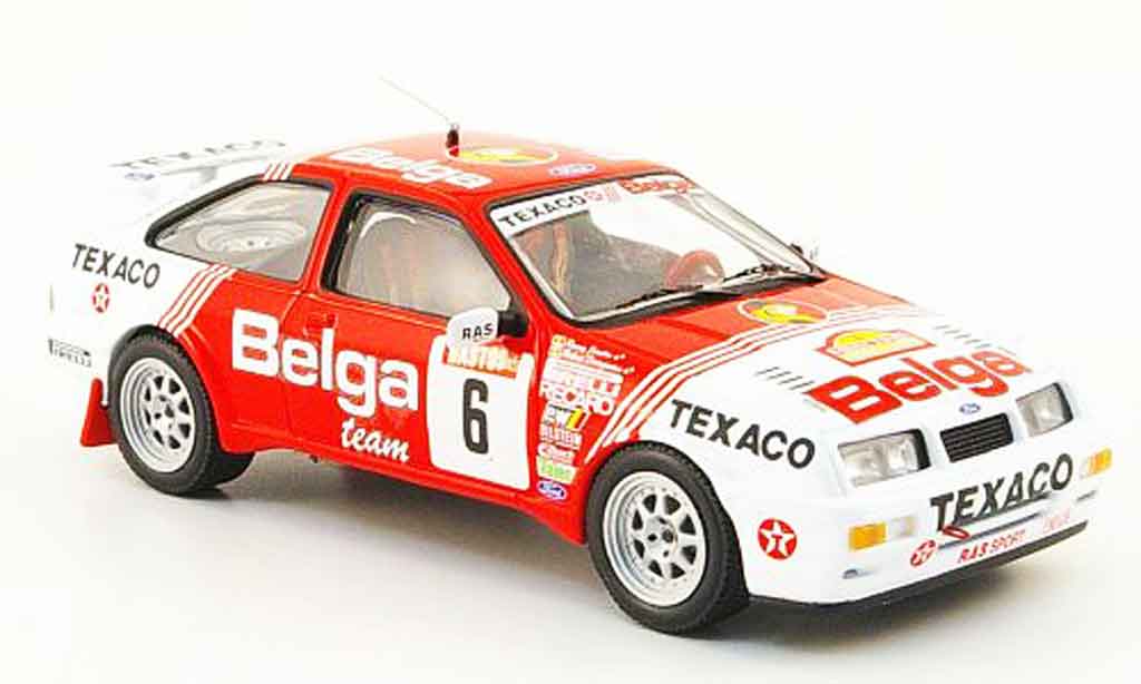 Ford Sierra Cosworth RS 1/43 IXO Cosworth RS Cosworth No.6 Belga Sieger Rally Ypres 1988 miniature