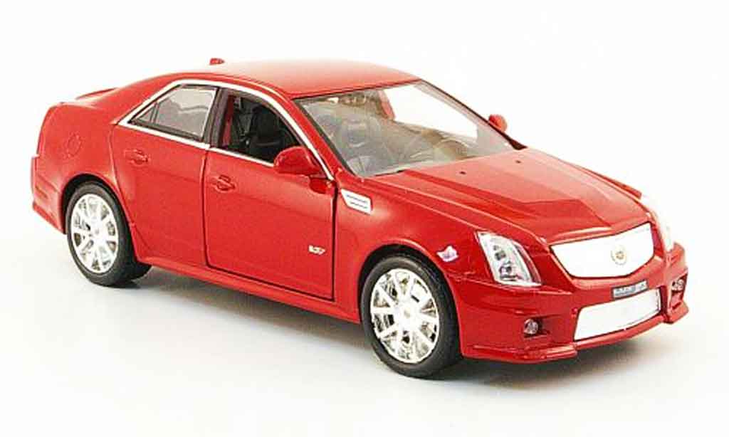 Cadillac CTS 1/43 Luxury Die Cast V rouge 2009