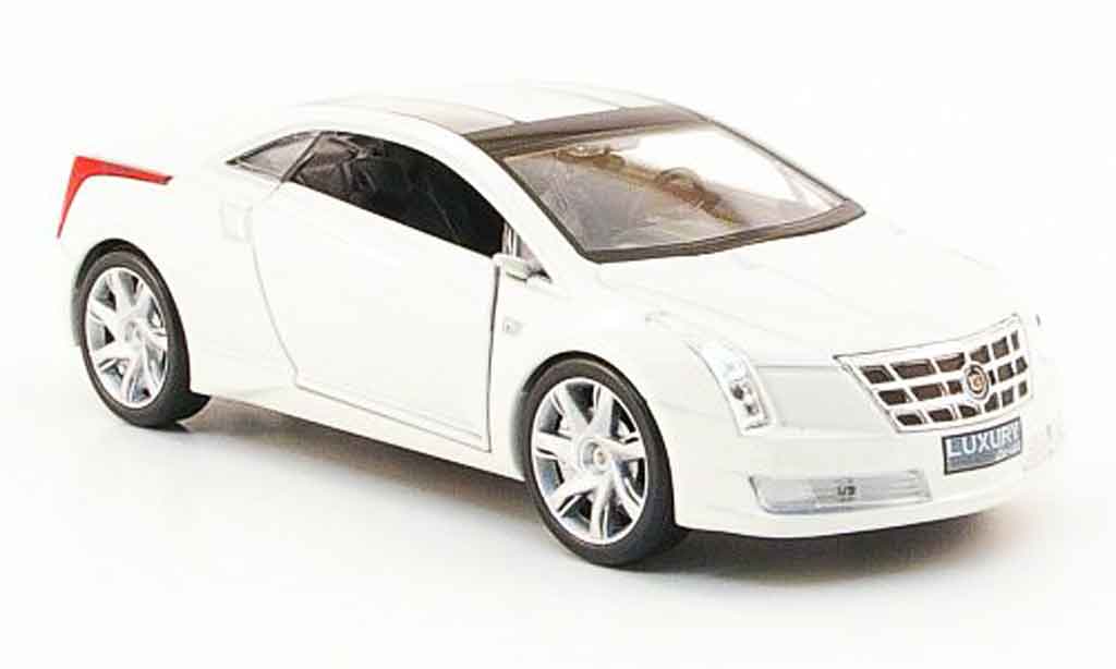 Cadillac Converj 1/43 Luxury Die Cast Concept blanche 2009 miniature