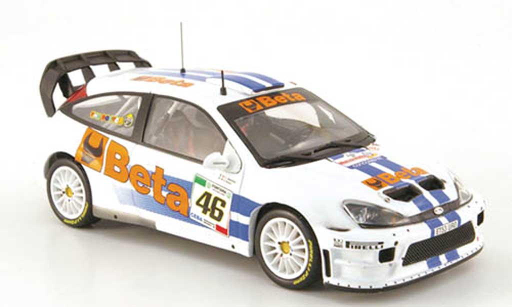 Ford Focus RS WRC 1/43 IXO RS WRC 07 No.46 Beta Rally Monza 2007