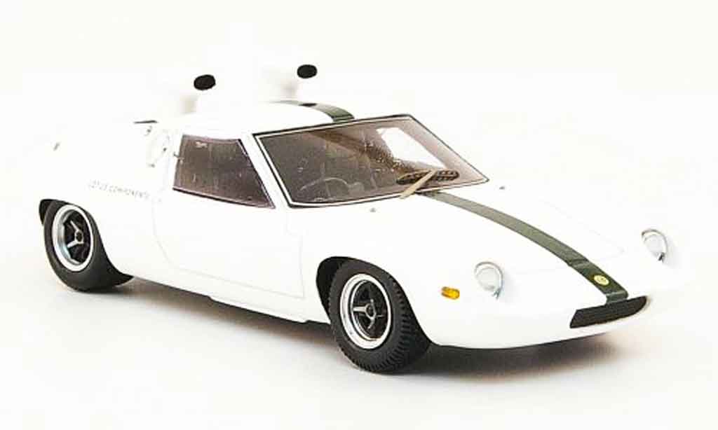 Diecast model cars Lotus 47 1/43 Spark test car white grun avec