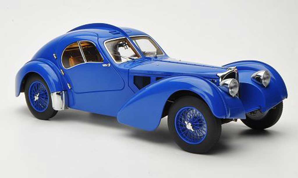 Bugatti 57 S 1/18 Autoart S Atlantic bleu 1938 miniature