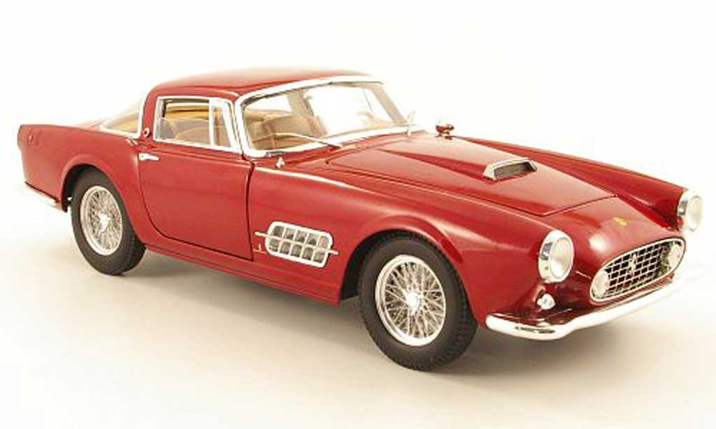 Ferrari 410 1/18 Hot Wheels Elite superamerica rouge 1955 miniature