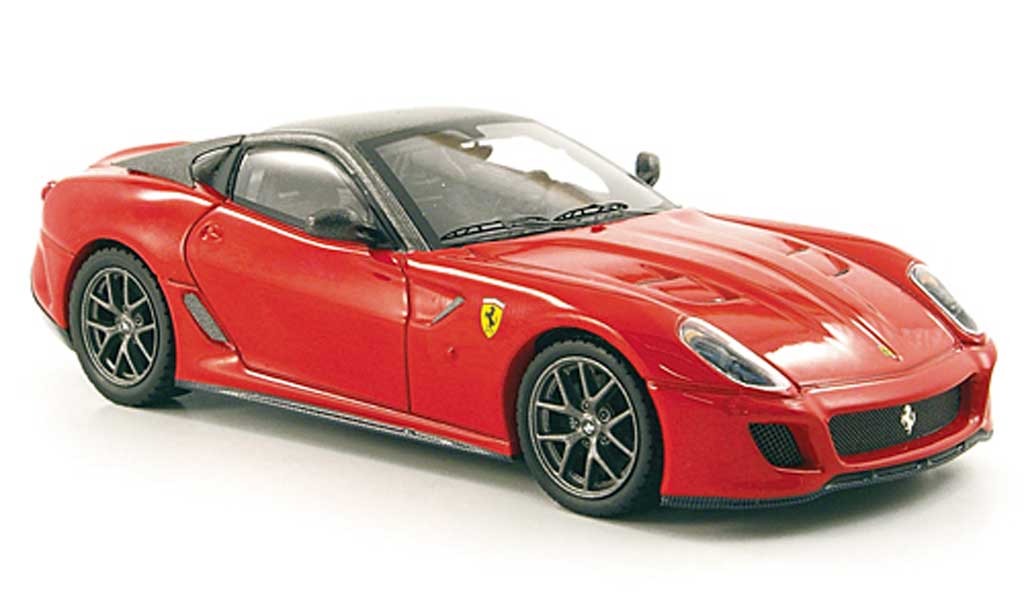 Ferrari 599 GTO 1/43 Hot Wheels Elite GTO red/grey (Elite) diecast model cars