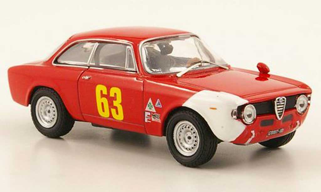 Alfa Romeo Giulia 1600 GTA 1/43 M4 1600 GTA Sprint No.63 Monza 1966 diecast model cars