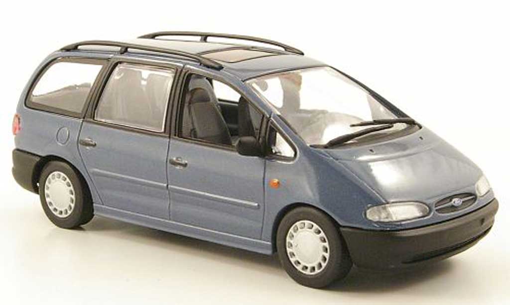 Ford Galaxy 1/43 Minichamps MKI bleugrise 1995 miniature