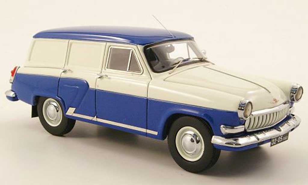 Gaz M22 1/43 Neo Kasten bleu/blanche 1962 miniature