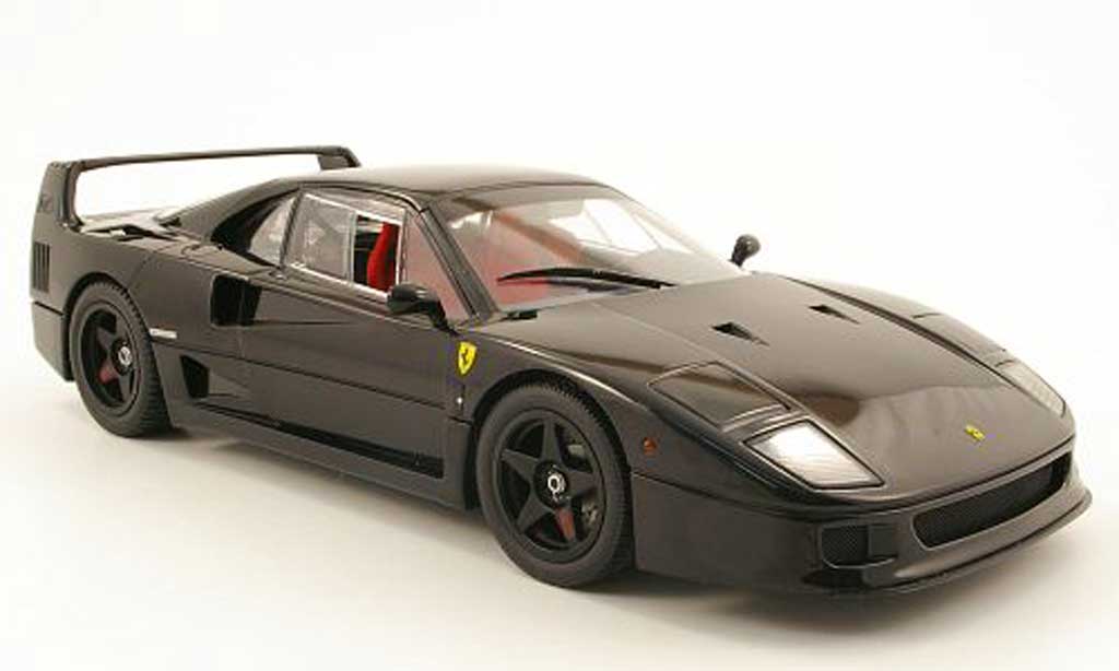 Ferrari F40 1/18 Kyosho light weight black diecast model cars
