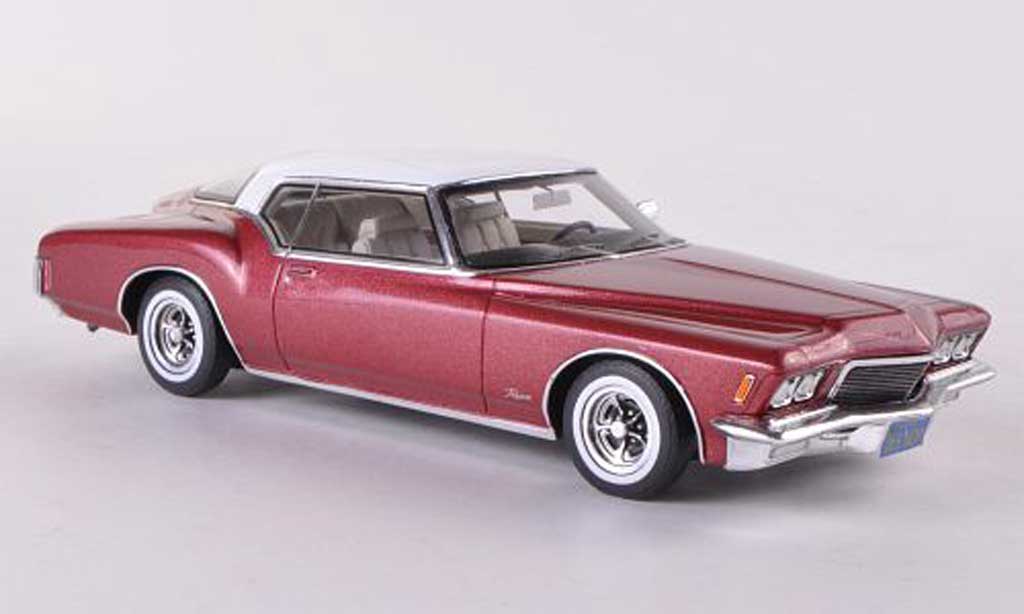 Buick Riviera 1971 1/43 TrueScale Miniatures 1971 rouge/blanche miniature