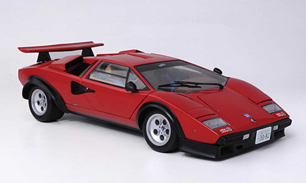 Lamborghini Countach 5000 S Miniature Walter Wolf Rouge Kyosho 118