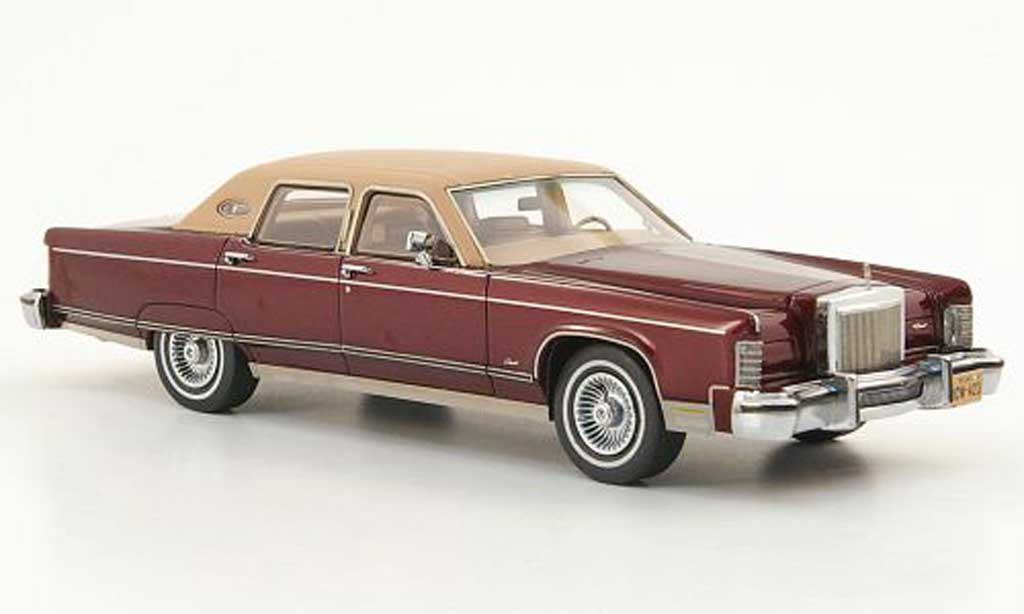 Lincoln Continental 1977 1/43 American Excellence 1977 rouge/marron lim. Aufl. 500 miniature