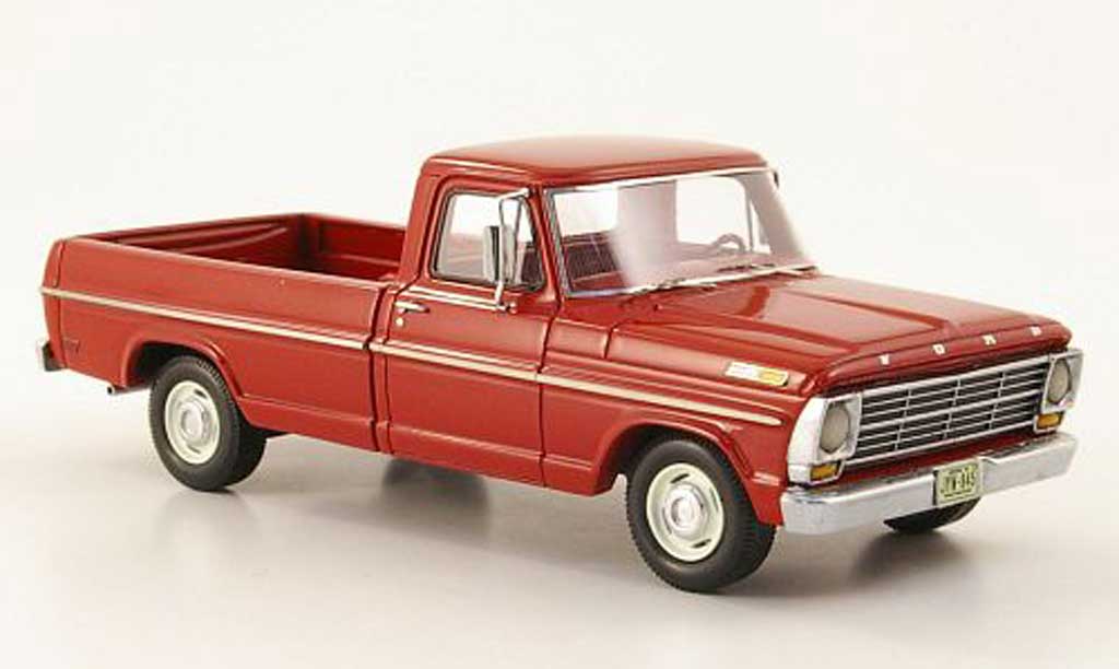 Ford F-100 1/43 Neo F 100 rouge 1968 miniature