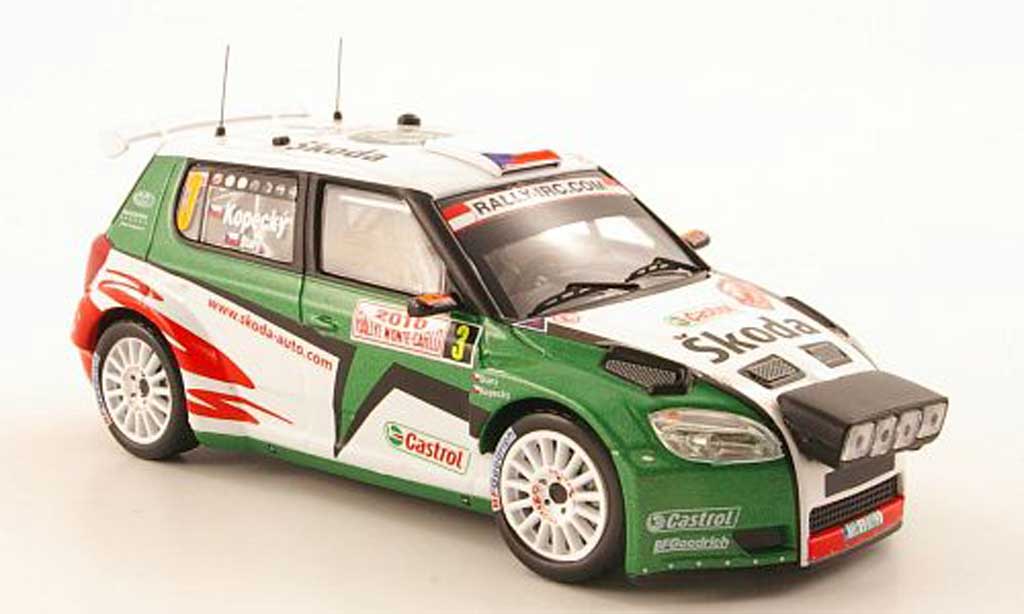 Skoda Fabia S2000 1/43 IXO S2000 No.3 Rally Monte Carlo 2010 miniature