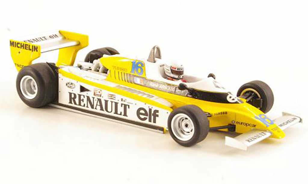 Diecast model cars Renault F1 1980 1/43 Spark 1980 RE20 No.16 R 