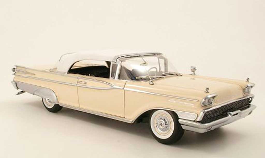 Mercury Parklane 1/18 Sun Star Cabriolet beige/blanche 1959 miniature