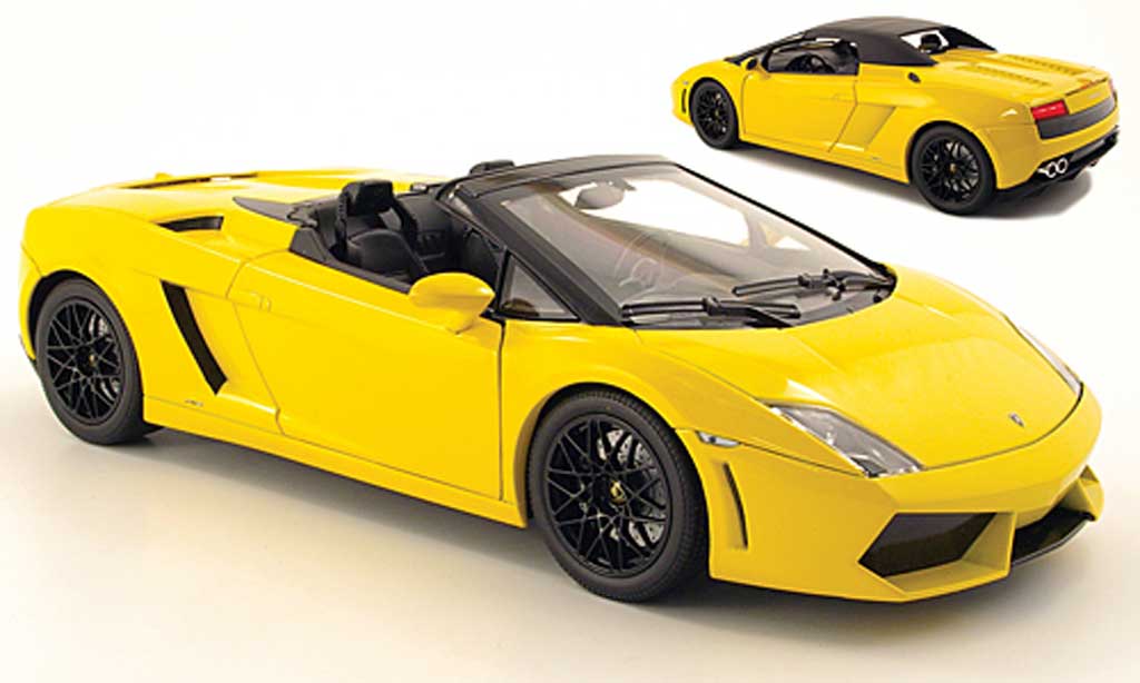 Lamborghini Gallardo LP560-4 LP560-4 1/18 Norev Spyder yellow 2009 diecast model cars