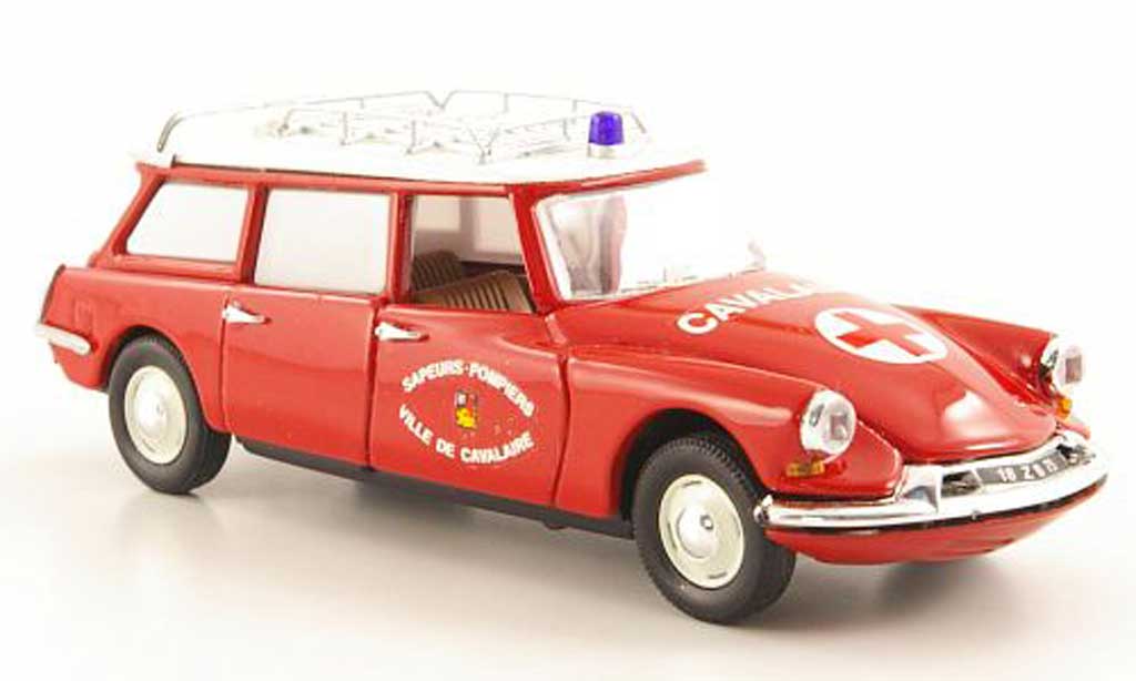 Citroen ID 19 1/43 Rio Break Feuerwehrambulanz - Ville de Cavalaire 1962 miniature
