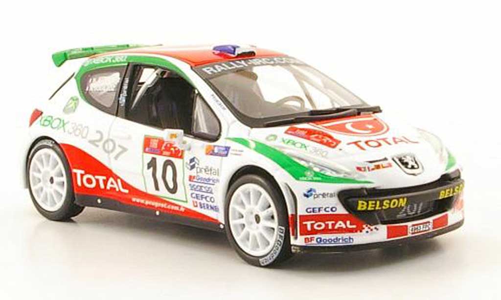 Peugeot 207 S2000 1/43 Hachette No.10 Total Rally Istanbul 2007 miniature