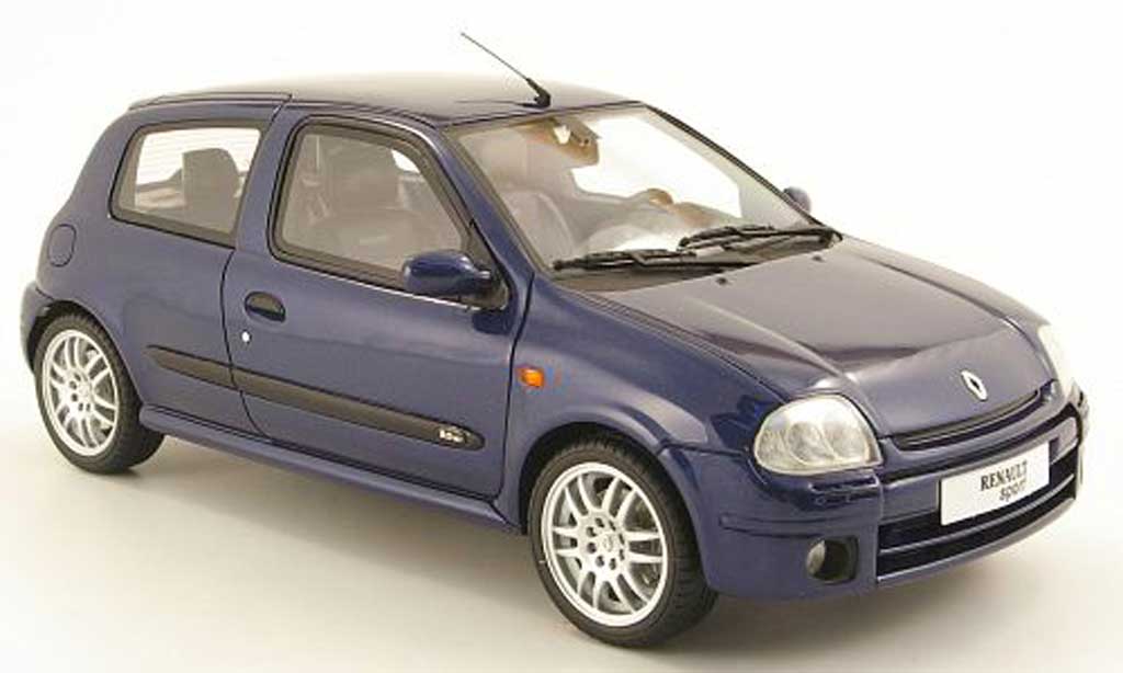Renault Clio 2 RS 1/18 Ottomobile phase 1 bleu diecast model cars