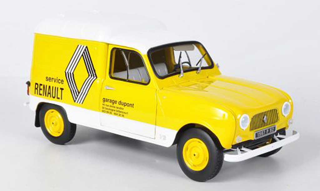 Renault 4 F4 1/18 Norev F Service 1972 miniature