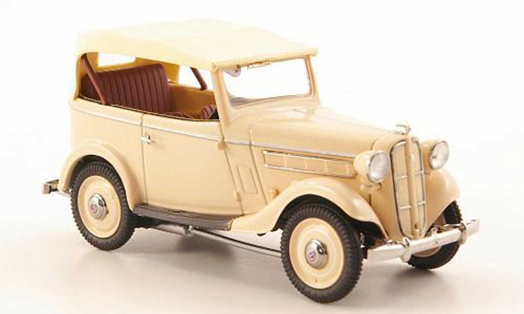 Datsun 17 1/43 Ebbro Phaeton marron/beige 1938 miniature