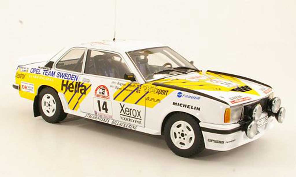 Diecast Model Cars Opel Ascona 400 1/18 Sun Star No.14 Team Schweden ...