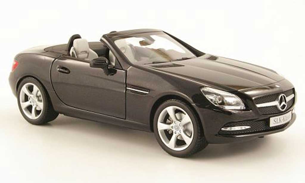 Mercedes Classe SLK 1/18 Minichamps (r172) noire 2011 miniature