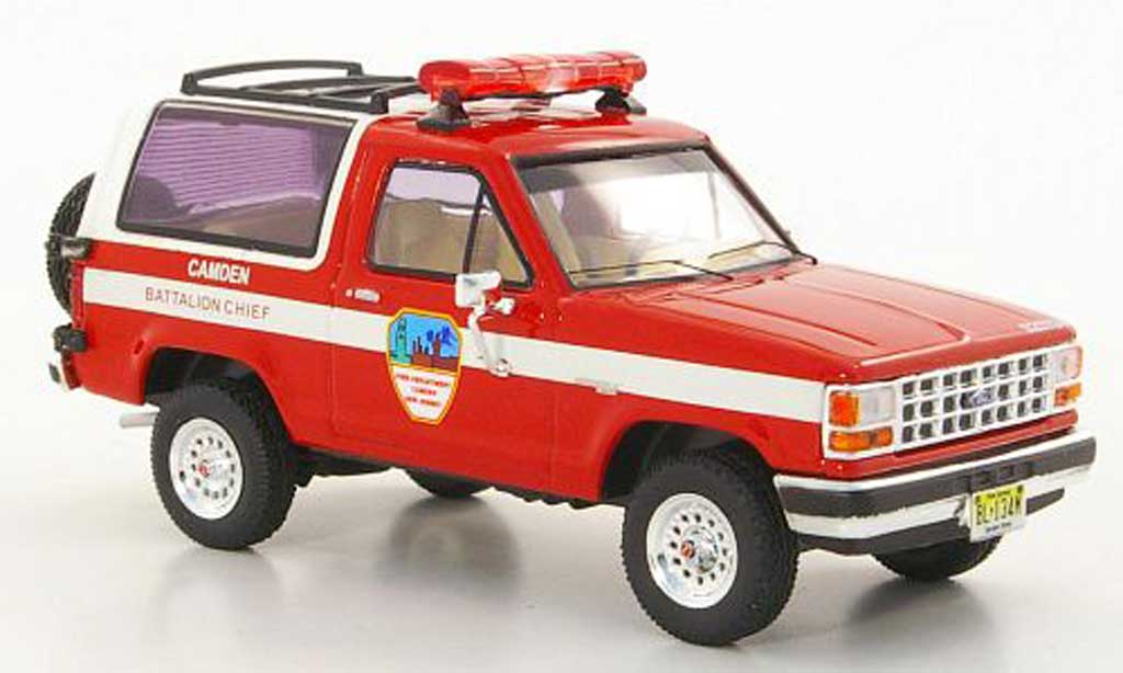 Ford Bronco 1/43 Premium X II Fire Department Camden New Jersey pompier 1990